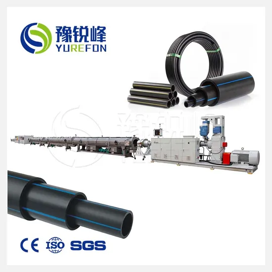 Tubo de polietileno de bobina PE HDPE LDPE PPR Plástico Água Gás Óleo Fornecimento de tubo de mangueira de esgoto Linha de produção de extrusão de tubo Extrusora de parafuso único que faz a máquina