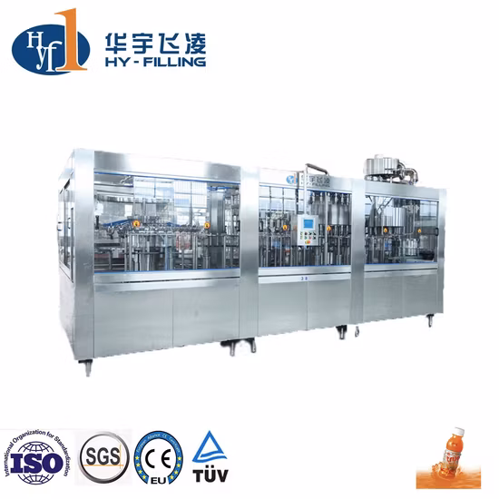 Máquina de engarrafamento de vinagre comestível para animais de estimação de plástico totalmente automático Planta de engarrafamento de bebidas líquidas de óleo totalmente automático/produção de óleo